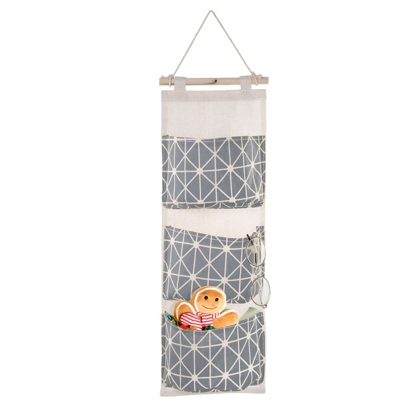 Waterproof Wall-Mounted Storage Bag Organizer open view