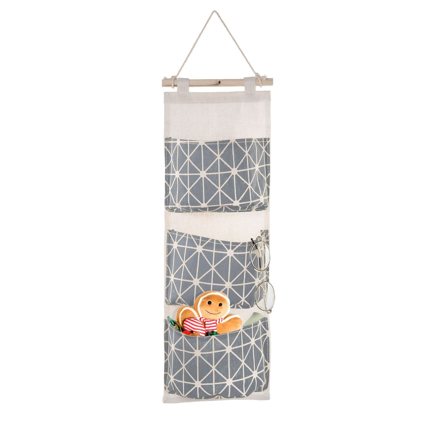 Waterproof Wall-Mounted Storage Bag Organizer open view