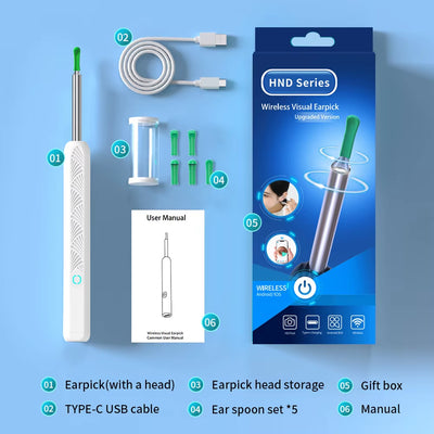 Wireless Ear Cleaner Camera Otoscope