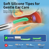 Wireless ear cleaner camera otoscope in carrying case