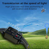 Wireless dog fence boundary illustration