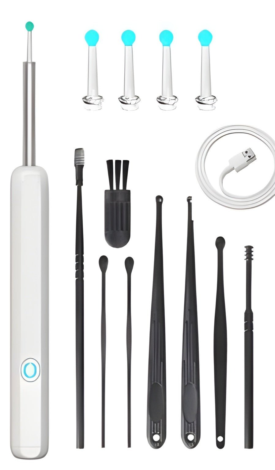 Wireless HD ear endoscope in use at home