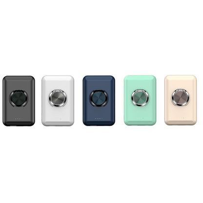 Wireless magnetic charger power bank in teal