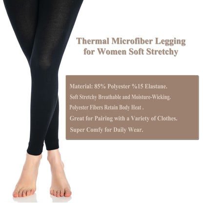 Women’s Black Thermal Leggings2