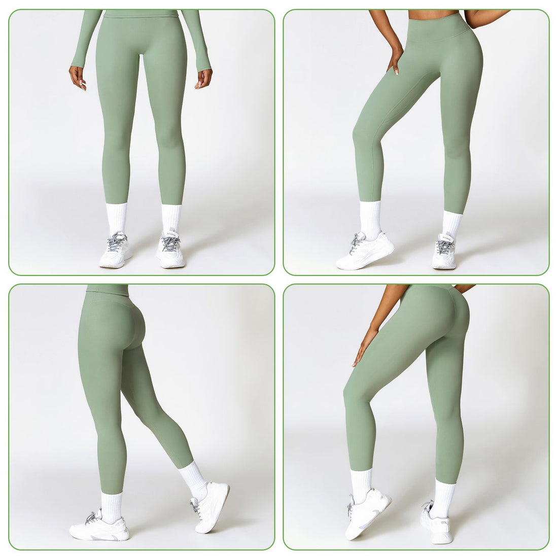 high waist workout leggings feature detail
