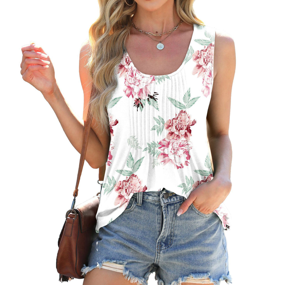 Women’s Tie-Dye Sleeveless Tank main product photo