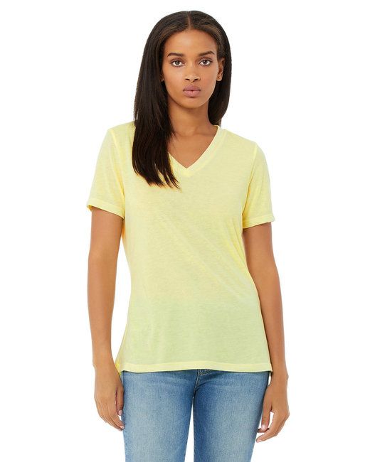 Women's Triblend Relaxed Fit V-Neck Tee32