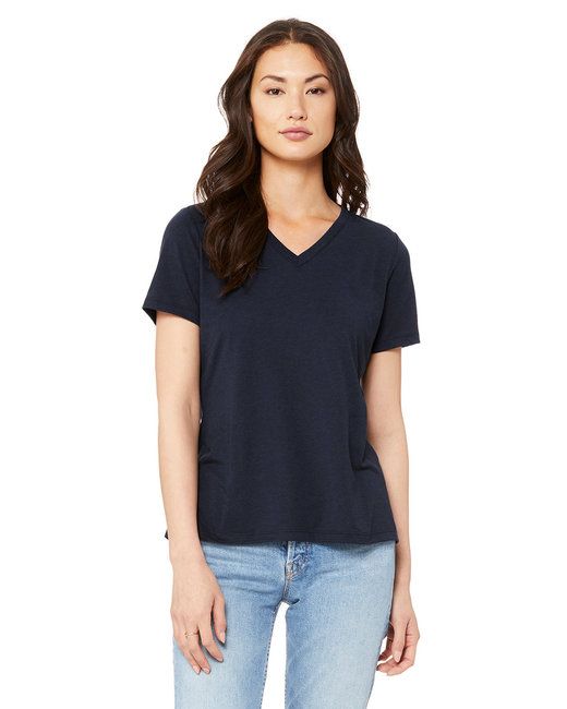 Women's Triblend Relaxed Fit V-Neck Tee35