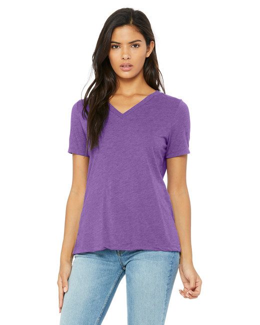 Women's Triblend Relaxed Fit V-Neck Tee48