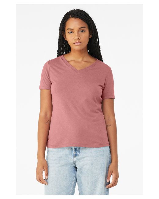Women's Triblend Relaxed Fit V-Neck Tee52