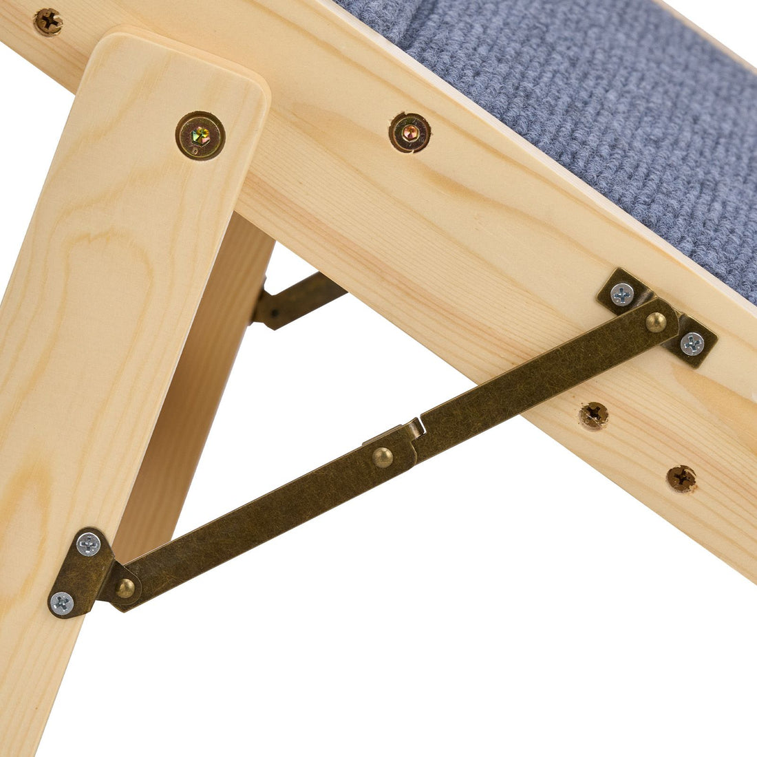 Wood Pet Stairs 5-Step Foldable 9