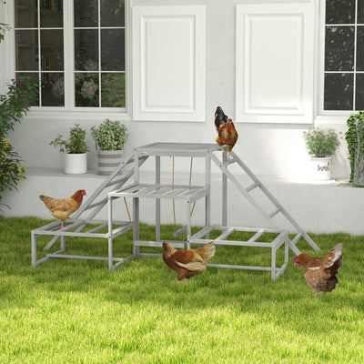 Wooden Chicken Roost Stand Toy