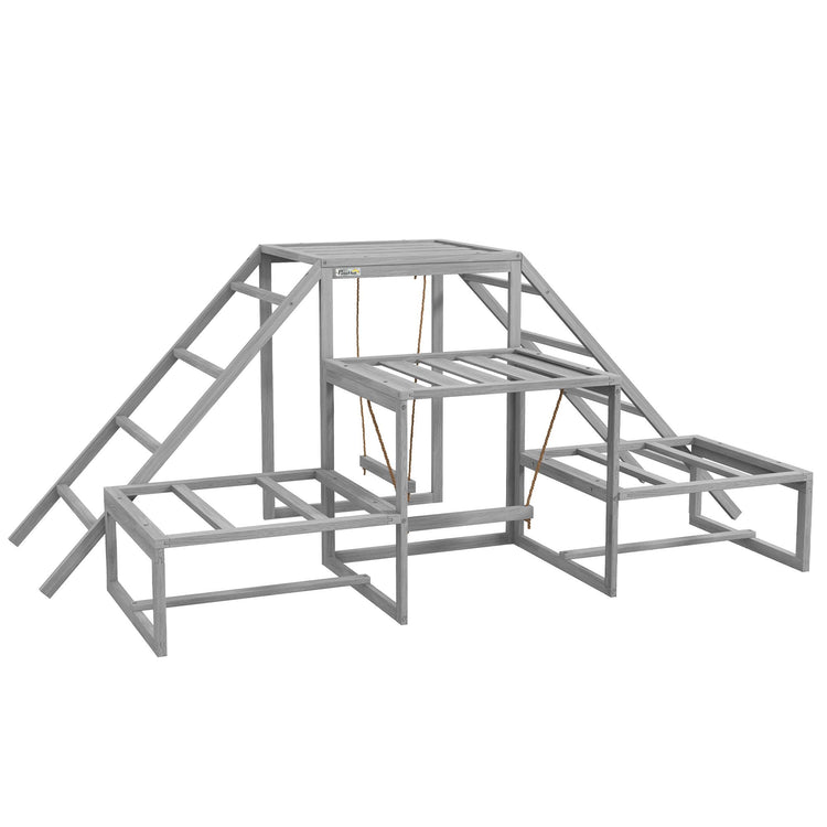 Wooden chicken roost stand for backyard poultry