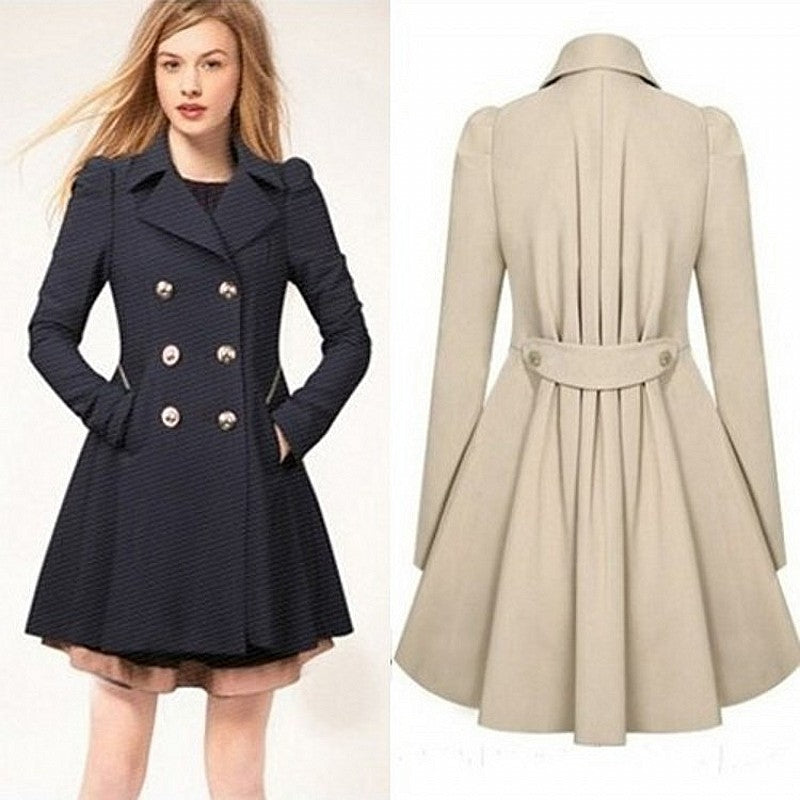 Mid-length commuter coat