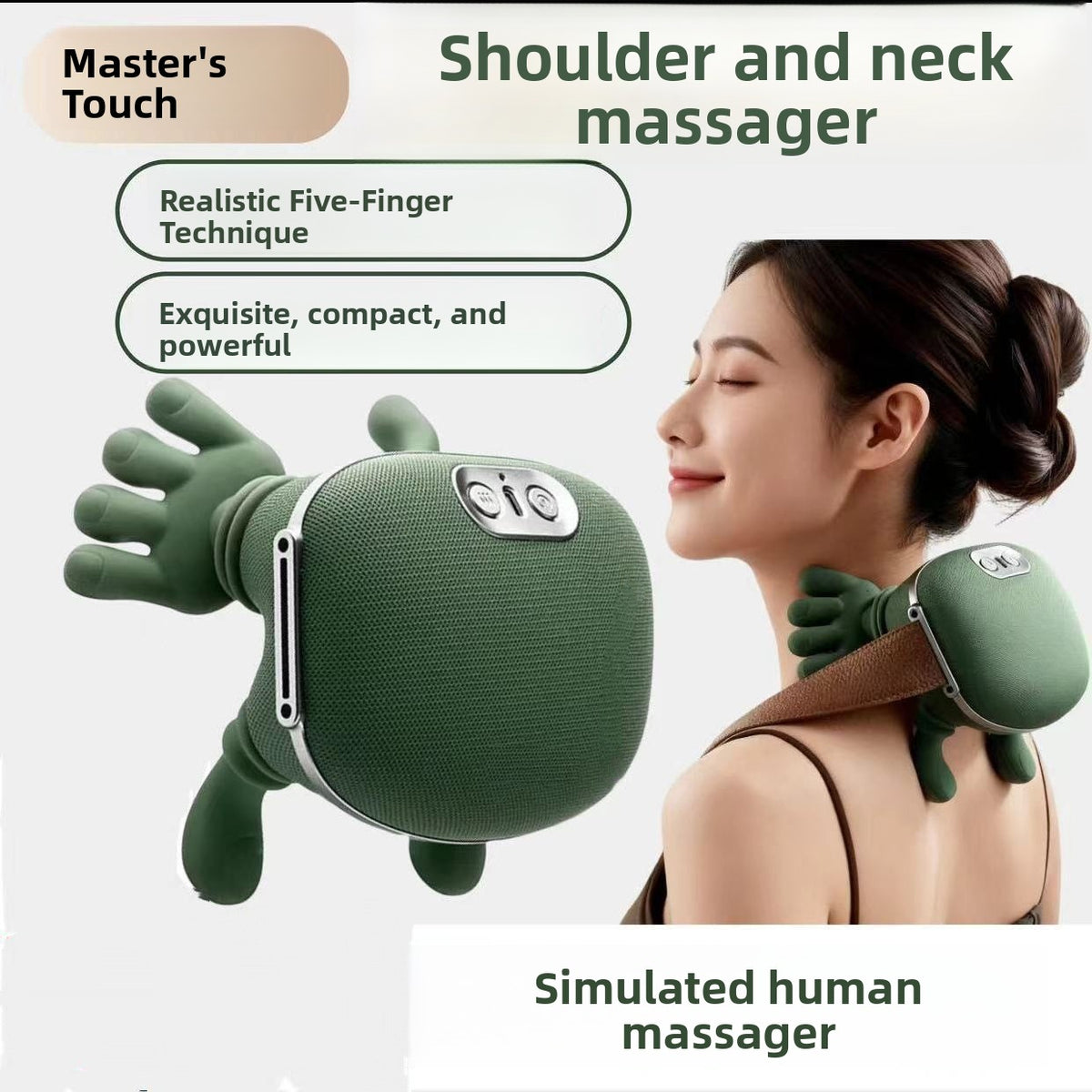 Multifunctional neck and shoulder massager