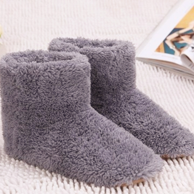 USB Electric Heated Velvet Slippers Unisex