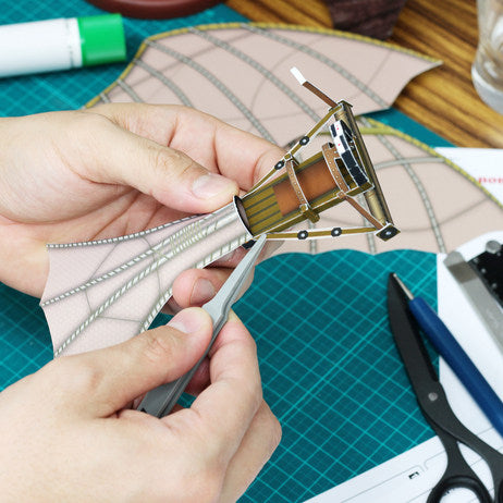 Da Vinci Aircraft Paper Model DIY Assembly Kit