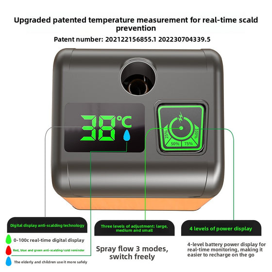 Portable Electric Shower with Multiple Spray Modes Camping & Hiking product image 1