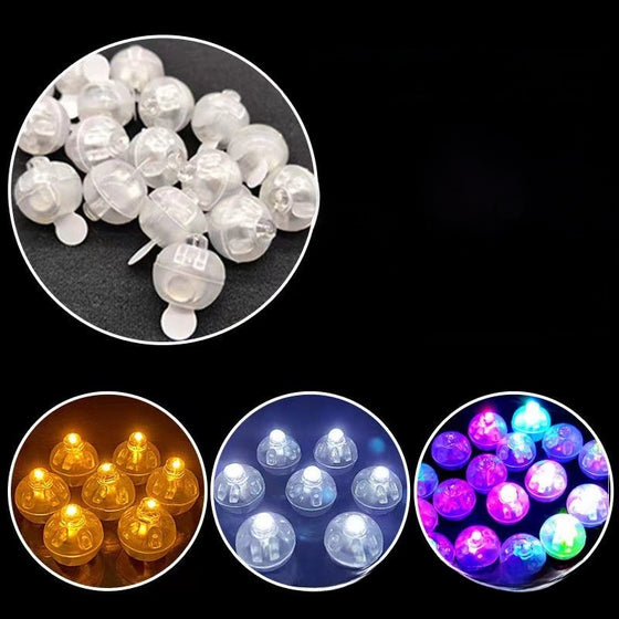 super small colorful ball lamp flash lamp small ball lamp battery product image 1