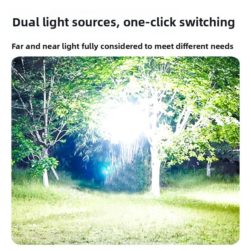 Solar Rechargeable Camping Light with Digital Power Display