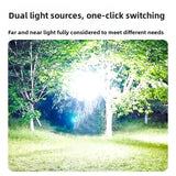 Solar Rechargeable Camping Light with Digital Power Display