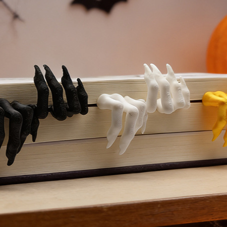 3D Printed Halloween Horror Demon Hand Bookmark