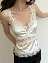 Pure Desire V-neck Lace Base Top