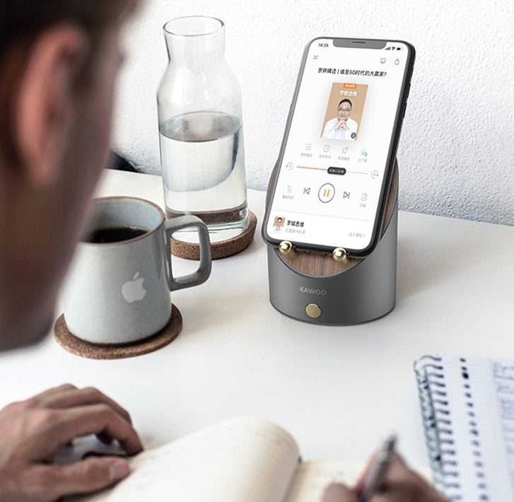 Phone Stand with Smart Speaker