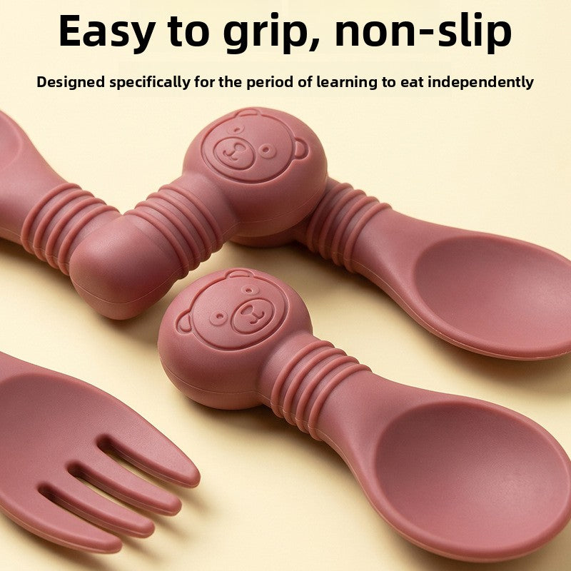 Baby Silicone Feeding Tableware Set