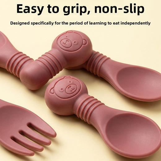 Baby Silicone Feeding Tableware Set