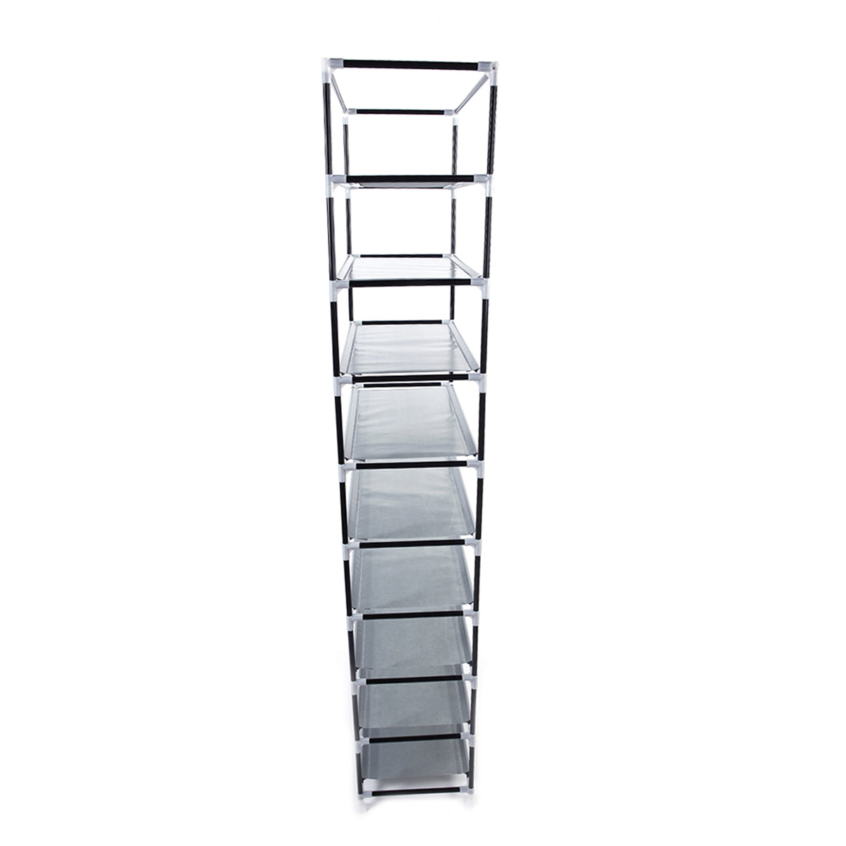Close-up of shoe rack zip-on cover fabric
