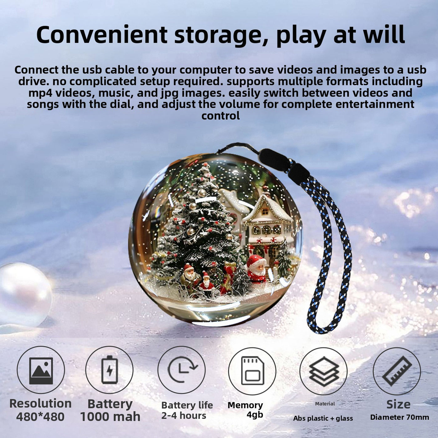 Crystal Ball Video Music Picture Player