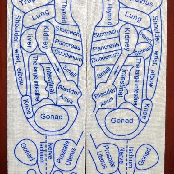 Foot acupoint illustrated socks