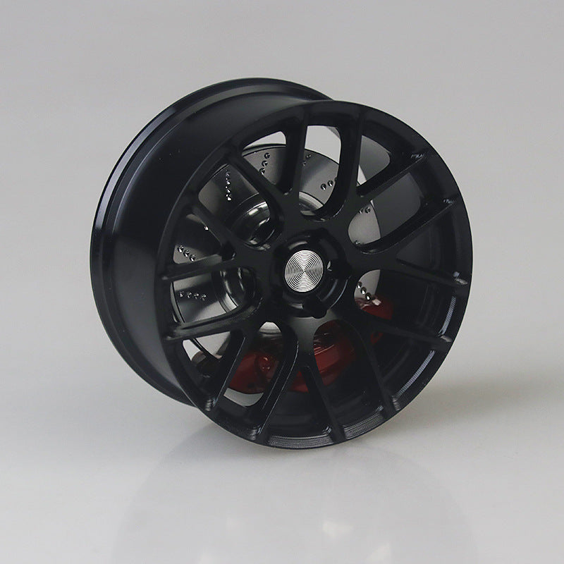 Aluminum Alloy Rotating Wheel Hub Car Magnetic Air Vent Fidget Spinner Ornament