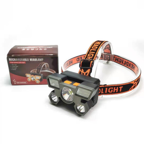 USB Rechargeable LED Headlamp for Outdoor Activities Outdoor Lighting & Tools product image 1