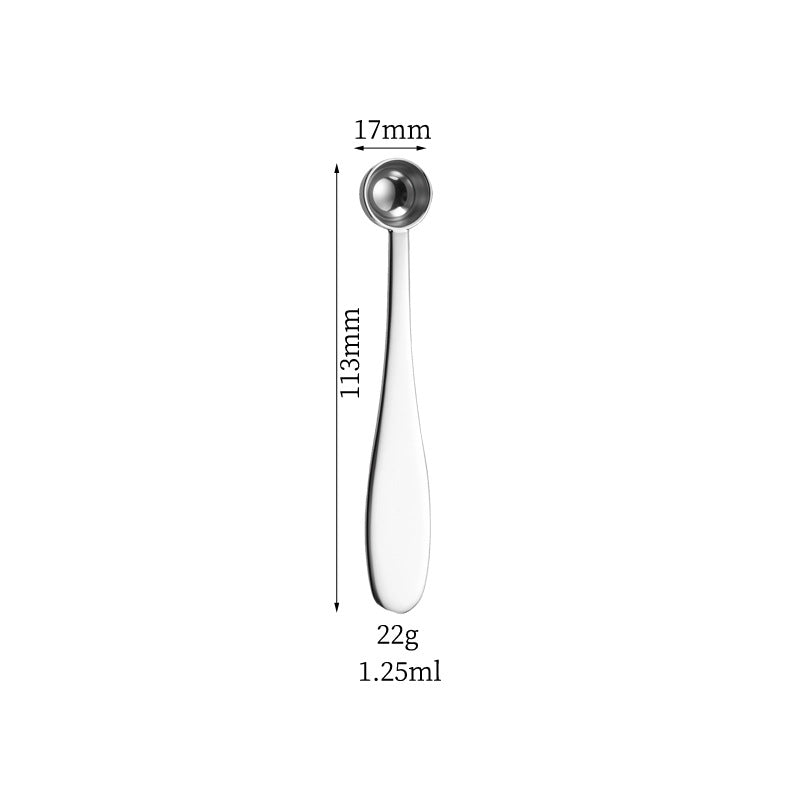 304 Stainless Steel Measuring Spoon with Engraved Markings for Kitchen and Baking