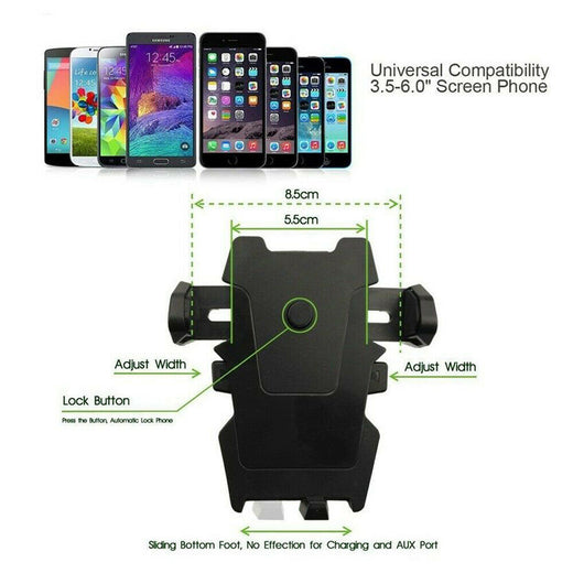 Suction cup phone mount 360 degree rotation demo
