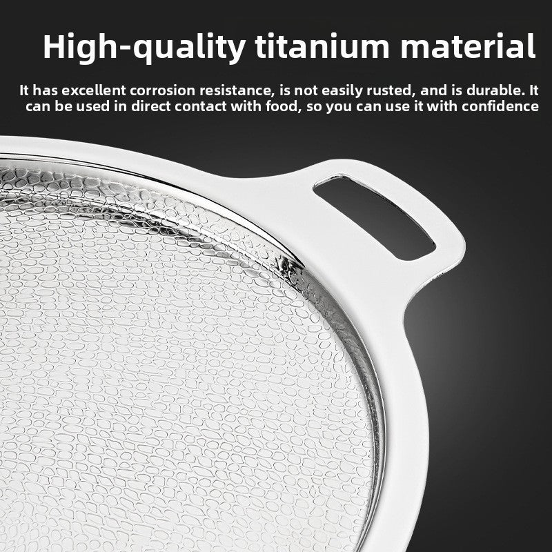 Titanium Coating Non-Stick Pizza Grill Pan