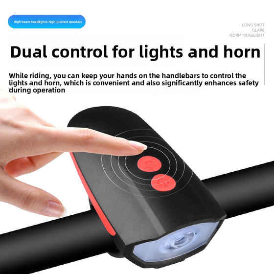 2-in-1 Bicycle Horn and Headlight, image 4 of 10