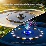 Solar Powered Floating Fountain