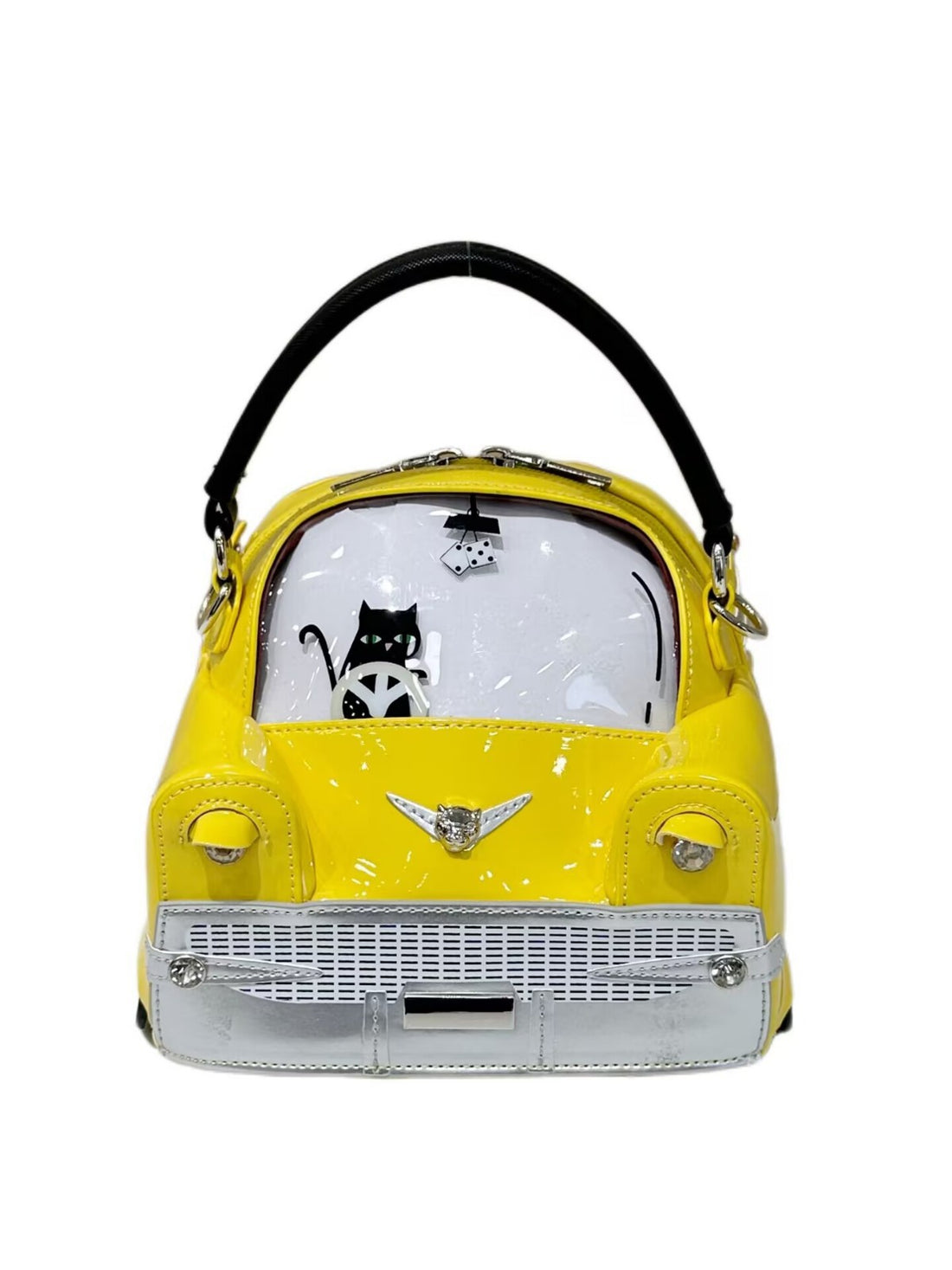 Creative 3D Car Shape PU Handbag Crossbody Bag for Women