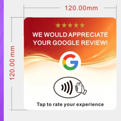 NFC label sticker product image 2