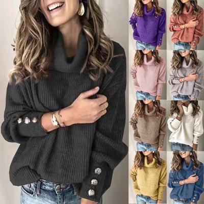 Women's lightweight turtleneck long sleeve pullover top, photo 1
