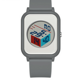 Sanda Minimalist Digital Watch with 3D Cube Dial