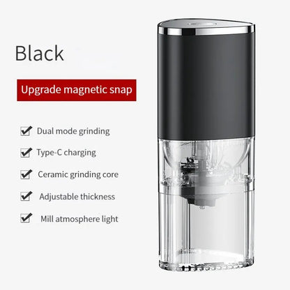 Portable USB Coffee Grinder Ceramic Burr