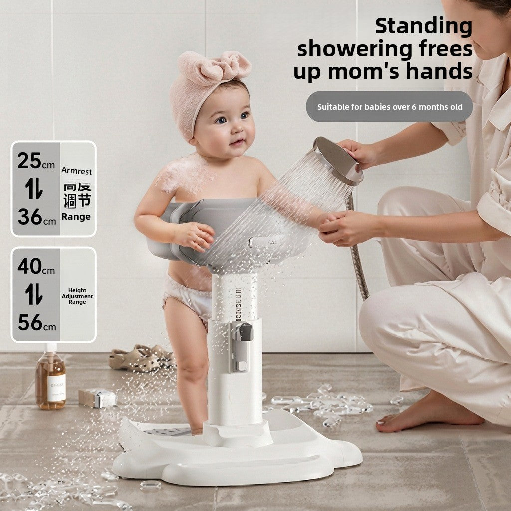 Infant Standing Bath Support Rack
