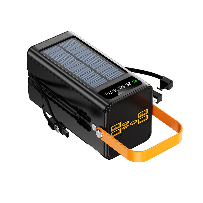 Outdoor solar super-fast charging portable battery