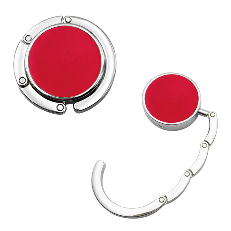 Creative Round Metal Folding Handbag Hook