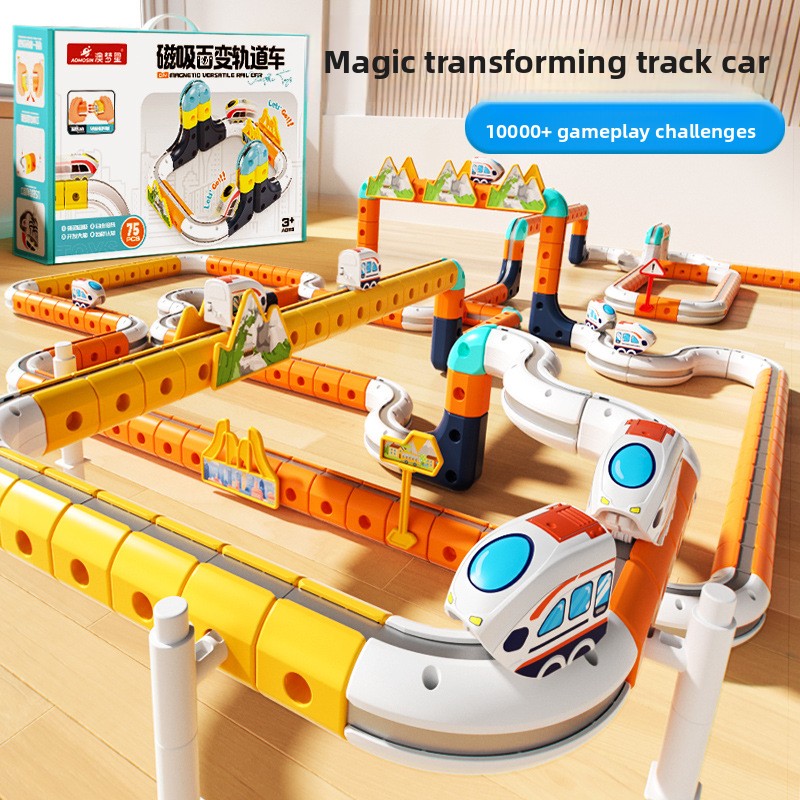 Magnetic Rail Track Building Toy Set product image 1