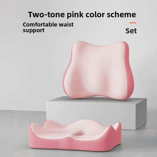Ergonomic Memory Foam Lumbar Support Seat Cushion